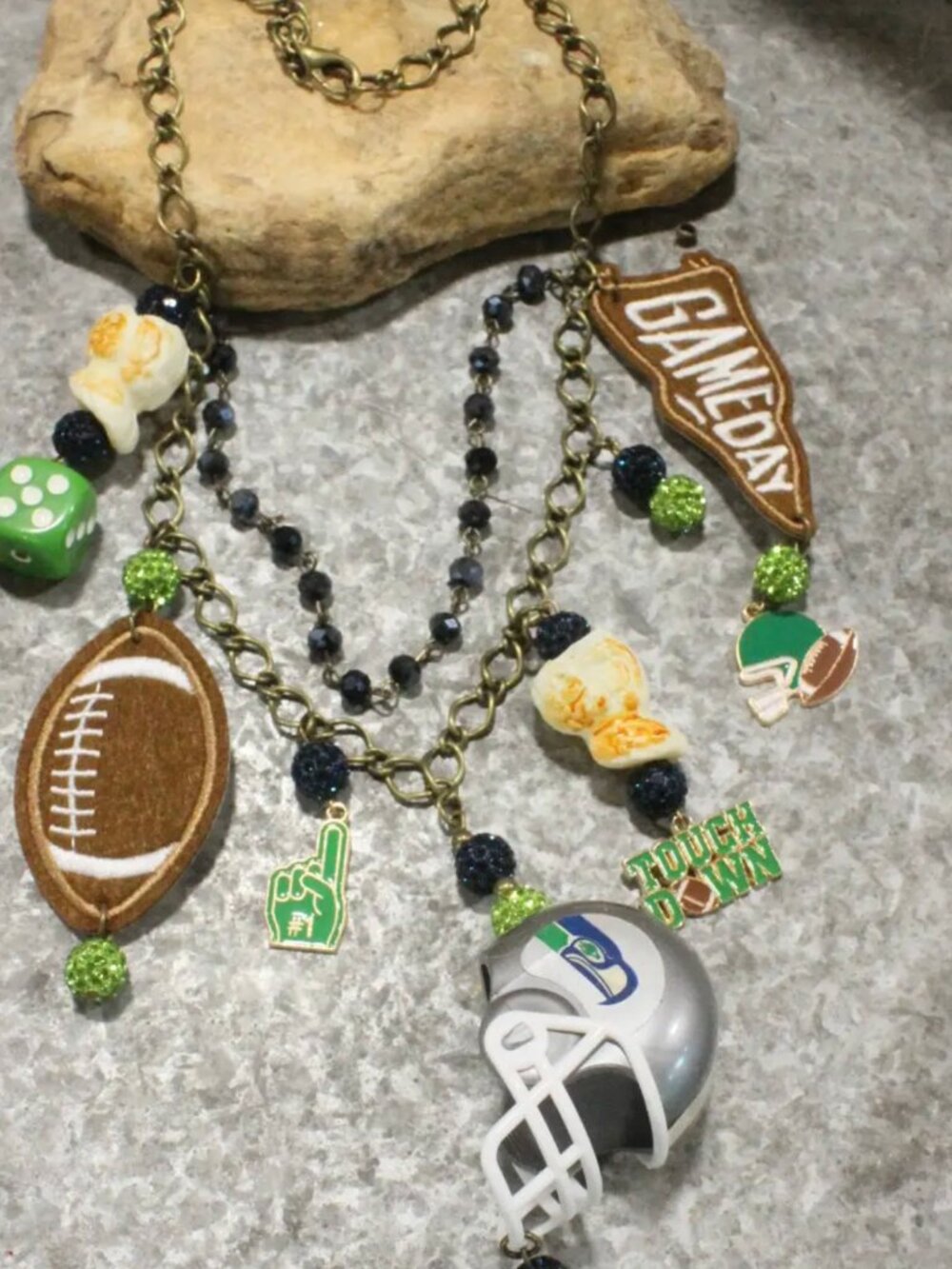 Seahawks Charm Necklace